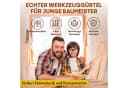 Eli Kinder-Werkzeug-Set 13-tlg. mit Gürtel, Brille & Handschuhen Bild 3