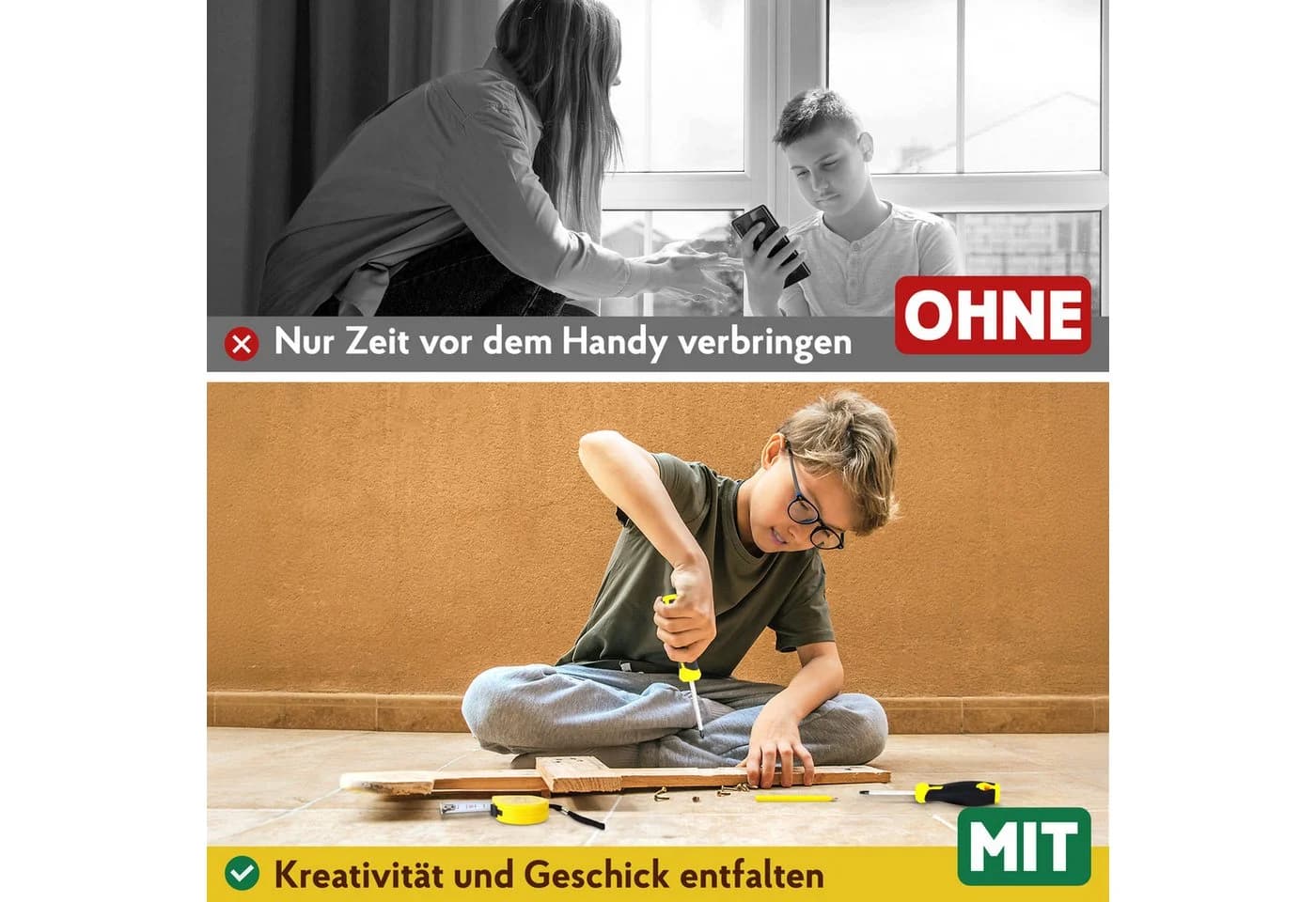 Eli Kinder-Werkzeug-Set 13-tlg. mit Gürtel, Brille & Handschuhen - Bild 4