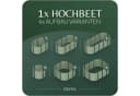 GRUNA Hochbeet Metall 6 in 1 Modular Kit Bild 3