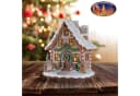 Christmas Paradise Lebkuchenhaus LED 24cm Braun Bild 5