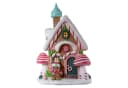 Christmas Paradise Lebkuchenhaus LED 30cm Bunt Pastellfarben Bild 1