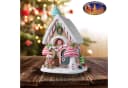Christmas Paradise Lebkuchenhaus LED 30cm Bunt Pastellfarben Bild 5