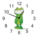 LuckyLinde Wanduhr Frosch JANOSCH Bunt Acrylglas Bild 2