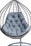 TexDeko Ecolen Hängesessel Kissen Grau Outdoor mit UV-Schutz Bild 1