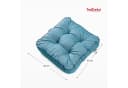 TexDeko Stuhlkissen Loungekissen 2-tlg. Set Gartenpolster UV-Beständig Türkis Bild 1