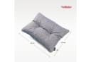 TexDeko Stuhlkissen Loungekissen 2-tlg. Set Gartenpolster für Rattanmöbel UV-Beständig Wasserabweisend mit Anti-Rutsch Boden Bild 3
