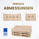 TexDeko Palettenkissen wasserabweisend Braun für Europaletten Bild 4