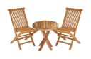 dasmöbelwerk Klapptisch Ela Teak Gartenmöbel Ø50x50cm Bild 1