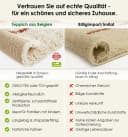 DomDeco Kurzflorteppich Grün Waschbar & Zuschneidbar Bild 5