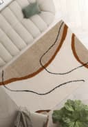 DomDeco Hochflorteppich Lunor Beige Modern Bild 3