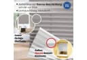 DomDeco Thermo Plissee Grau ohne Bohren mit Klemmfix Bild 1