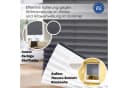 DomDeco Thermo-Plissee ohne Bohren Schwarz Bild 1