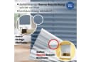DomDeco Thermo-Plissee Blau Ohne Bohren Up-and-Down Bild 1