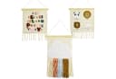 Marrakesch Orient & Mediterran Interior Wanddeko 3er Set Baumwolle Bunt Bild 2