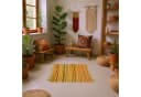 Marrakesch Orient & Mediterran Interior Badematte Callum Gelb Teppich 90x50cm Boho-Vorleger aus recycelter Baumwolle Bild 1