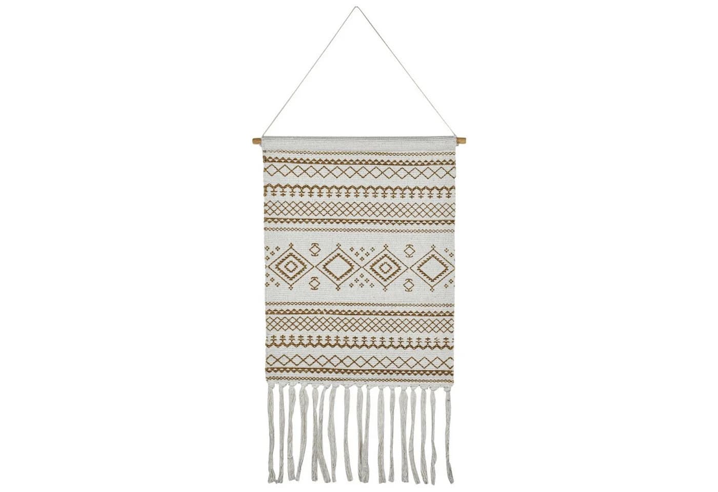 Marrakesch Orient & Mediterran Interior Wandbehang Calegora Boho Ethno Wanddeko Beige - Bild 2