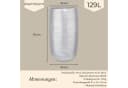 Marrakesch Orient & Mediterran Interior Pflanzkübel Camiel Silber Aluminium Bild 1
