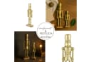 Marrakesch Orient & Mediterran Interior Dekofigur Nussknacker Gold Aluminium Bild 5