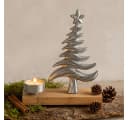 Marrakesch Orient & Mediterran Interior Teelichthalter Xmas 2 Silber Aluminium Bild 1