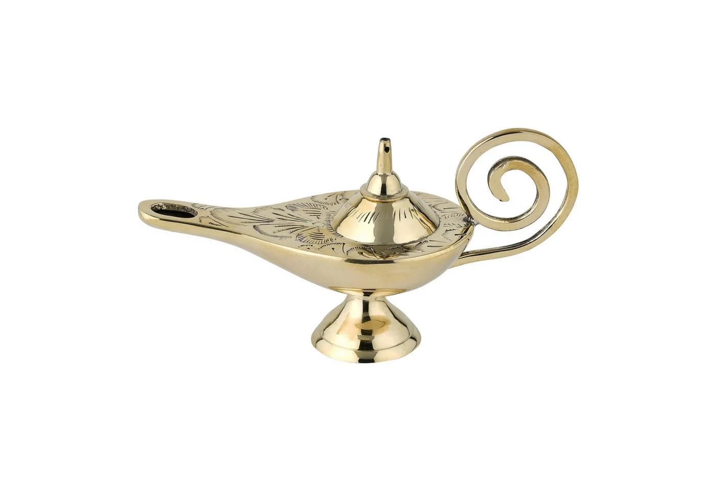 Marrakesch Orient Dekofigur Aladin Wunderlampe Jini Gold - Bild 2