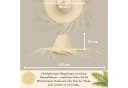 Marrakesch Orient & Mediterran Interior Pendelleuchte Toluca Palmenblatt Beige Bild 1