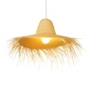 Marrakesch Orient & Mediterran Interior Pendelleuchte Toluca Palmenblatt Beige Bild 3