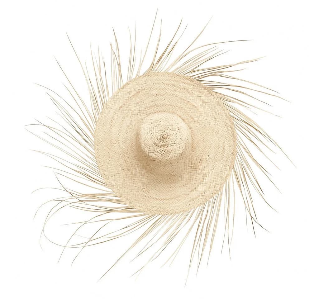 Marrakesch Orient & Mediterran Interior Wanddeko Tijuana Boho Palmenblatt Natur - Bild 2