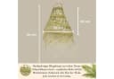 Marrakesch Orient & Mediterran Interior Pendelleuchte Bayamo Palmenblatt Boho Bild 3