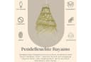 Marrakesch Orient & Mediterran Interior Pendelleuchte Bayamo Palmenblatt Boho Bild 5