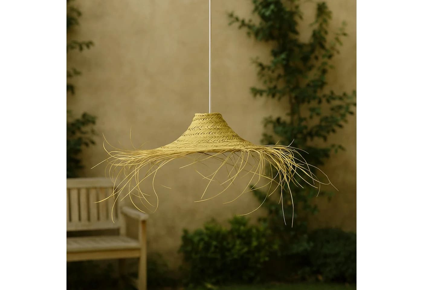 Marrakesch Orient & Mediterran Interior Pendelleuchte Mayari Boho Palmenblatt - Bild 3
