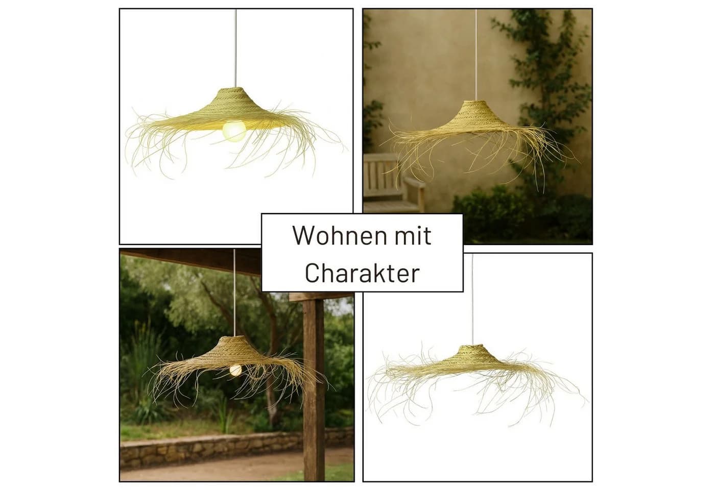 Marrakesch Orient & Mediterran Interior Pendelleuchte Mayari Boho Palmenblatt - Bild 5
