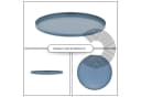 Marrakesch Orient & Mediterran Interior Dekotablett 2er Set Anthrazit Bild 5