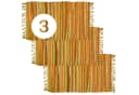 Marrakesch Orient & Mediterran Interior Badematte 3er Set Gelb Boho Bild 2