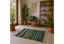 Marrakesch Callum Grün Boho Teppich 3er Set Handgewebt Bild 1