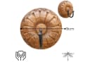 Marrakesch Orient & Mediterran Interior Handtuchhalter 3er Set Boho Haken Holz Metall Bild 4