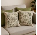 Marrakesch Orient & Mediterran Interior Kissenbezug 2er Set Grün Orientalisch Bild 1