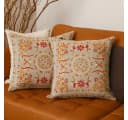 Marrakesch Orient & Mediterran Interior Zierkissen 2er Set Lodge Rot 50x50cm Boho Deko Bild 1
