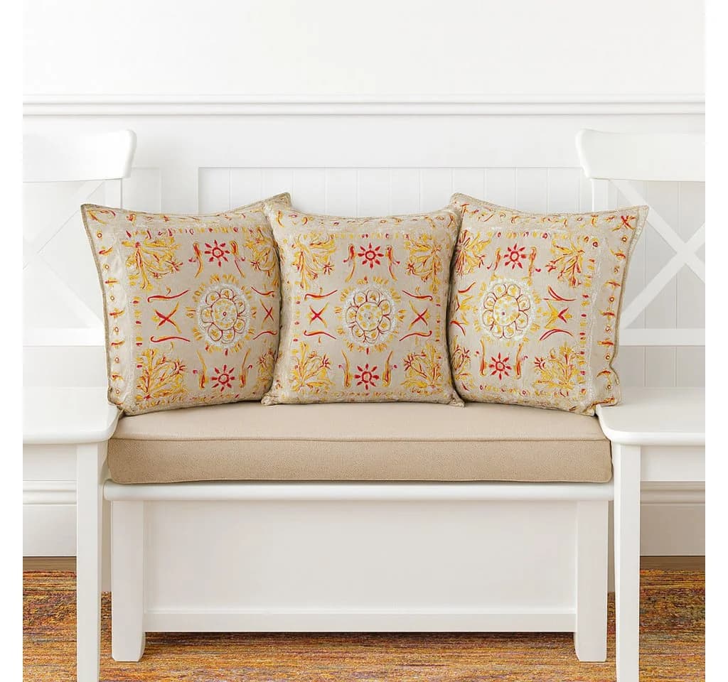Marrakesch Orient & Mediterran Interior Zierkissen 2er Set Lodge Rot 50x50cm Boho Deko - Bild 5