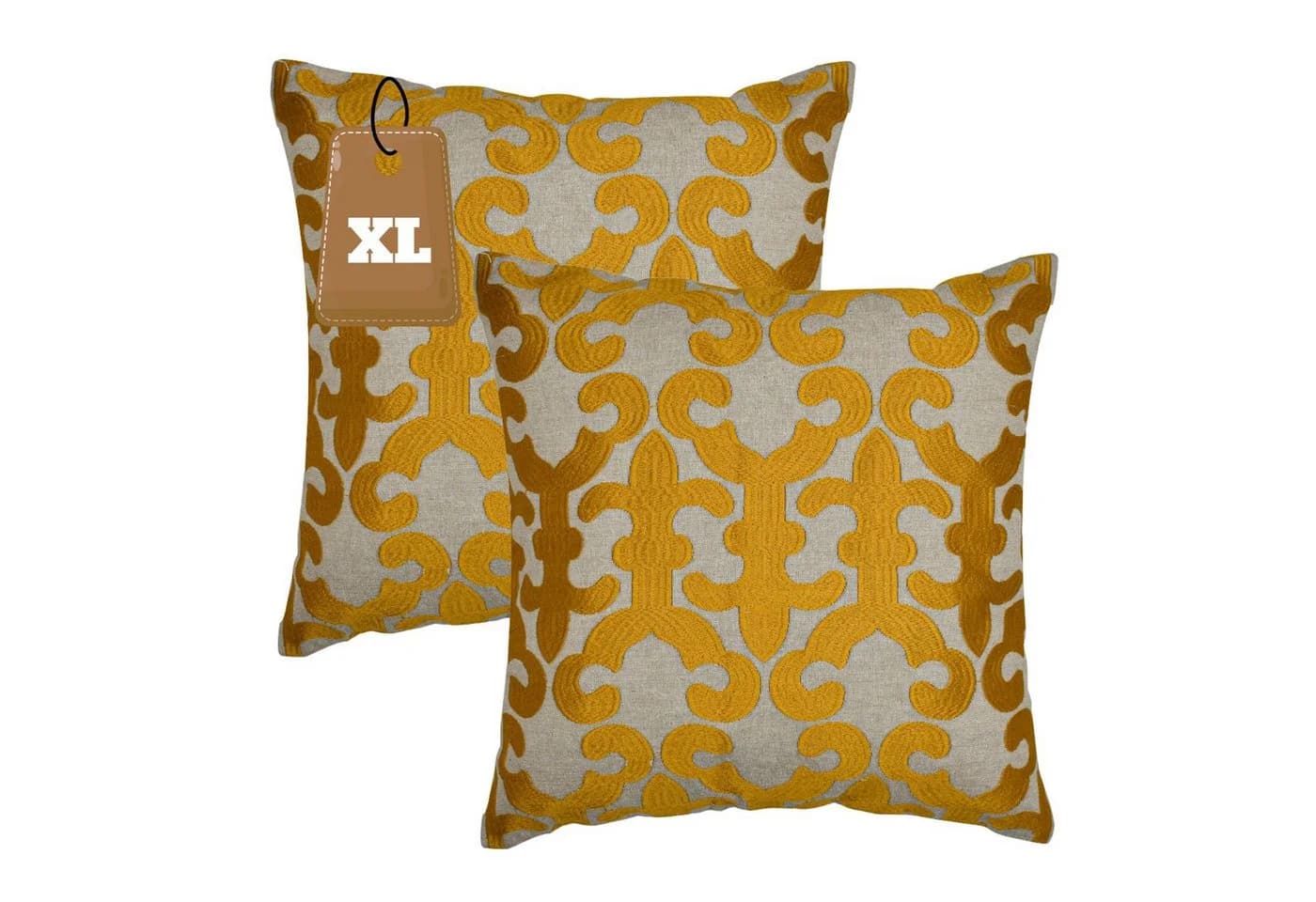 Marrakesch Orient & Mediterran Interior Zierkissen 2er Set Kayon Gold - Bild 2