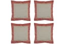 Marrakesch Orient & Mediterran Interior Zierkissen 4er Set Frisia Rot 40 cm Bild 2