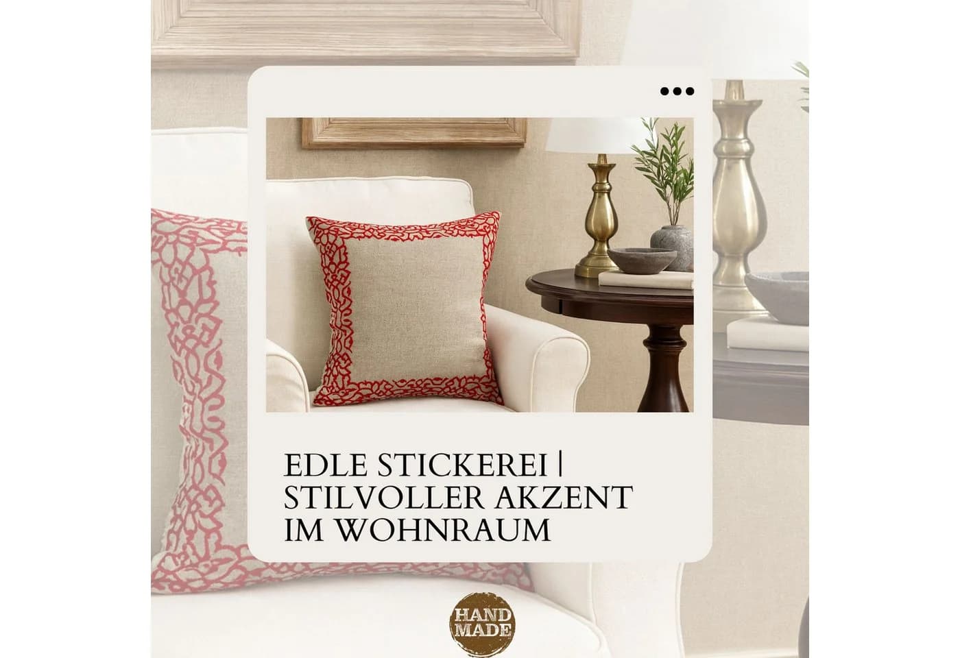 Marrakesch Orient & Mediterran Interior Zierkissen 4er Set Frisia Rot 40 cm - Bild 4