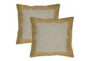 Marrakesch Orient & Mediterran Interior Zierkissen 2er Set Frisia Gold 40x40cm Boho Deko Bild 2
