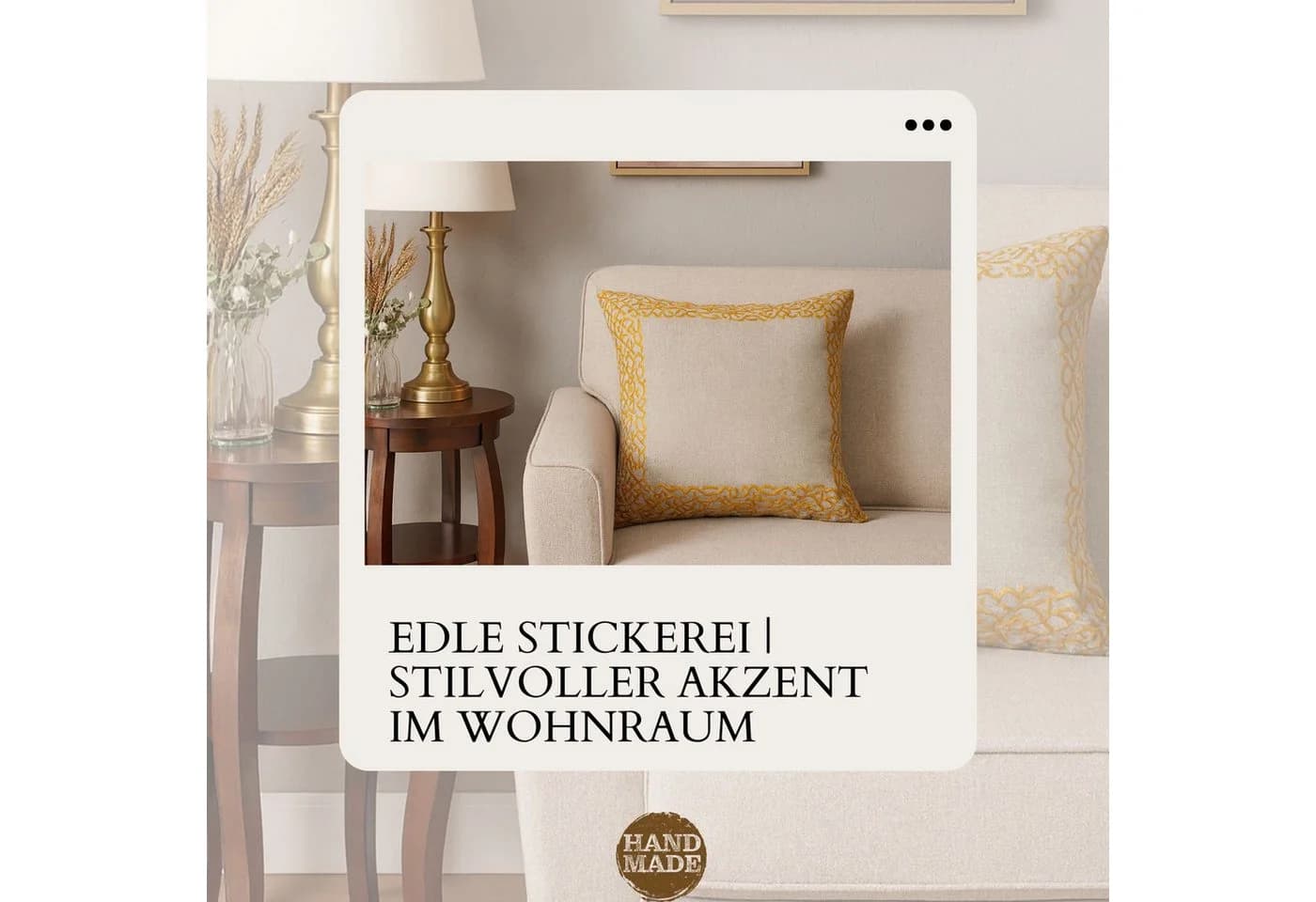 Marrakesch Orient & Mediterran Interior Zierkissen 2er Set Frisia Gold 40x40cm Boho Deko - Bild 4
