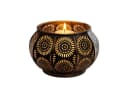 Sabah Teelichthalter Orientalisch Metall Boho Windlicht 12cm Bild 2