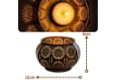 Sabah Teelichthalter Orientalisch Metall Boho Windlicht 12cm Bild 3
