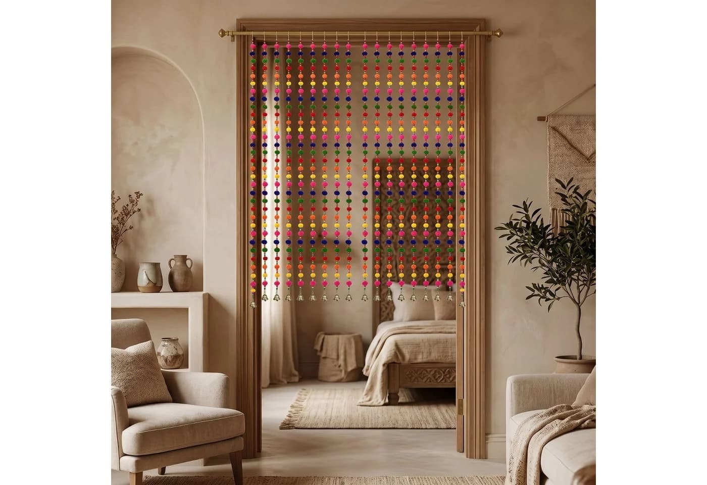 Marrakesch Orient & Mediterran Interior Hängedekoration Bunt 130 cm