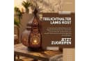 Marrakesch Orient Windlicht Lamis Rost Metall Handarbeit Bild 5