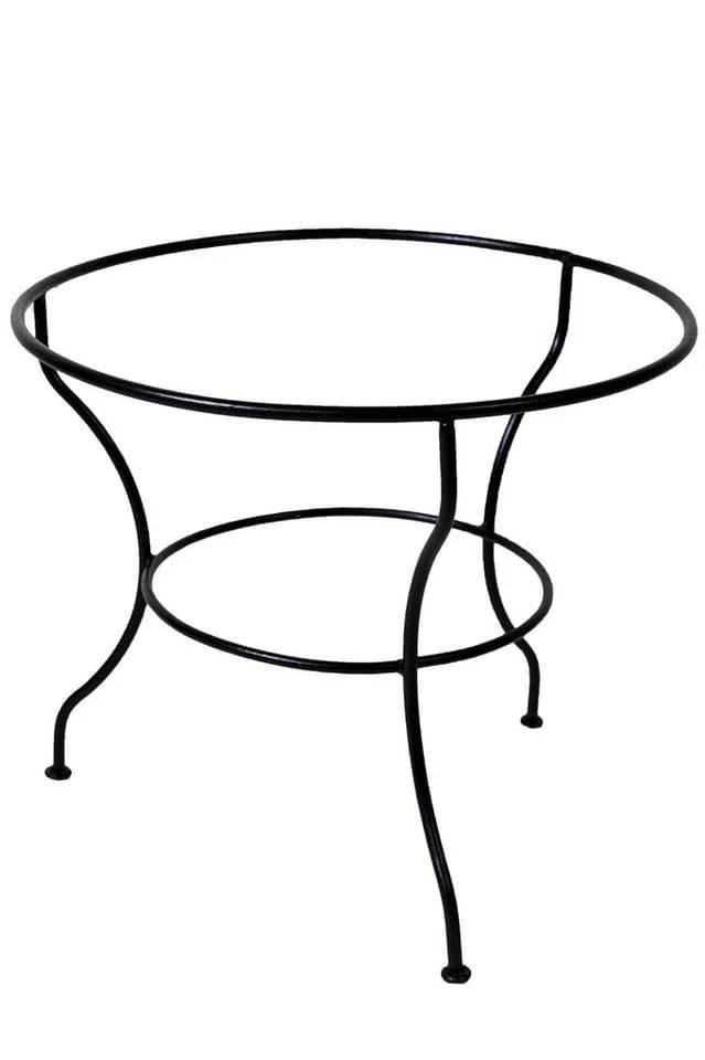 Marrakesch Orient Tischgestell Metall Schwarz Rost-Patina 60 cm