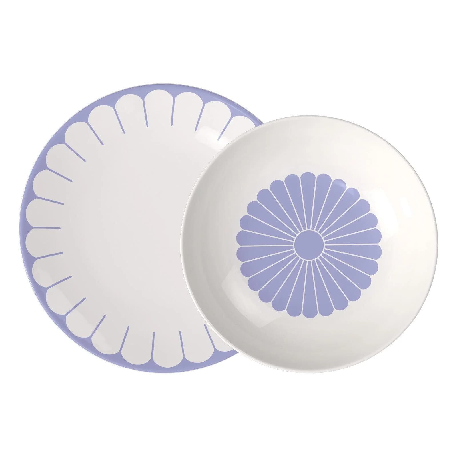 Villeroy & Boch Fleur Couleur Tafelservice 12-tlg. blau Porzellan
