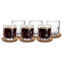 LEONARDO GOCCE Kaffeeglas-Set 12-tlg. Transparent mit Untersetzer Bild 1